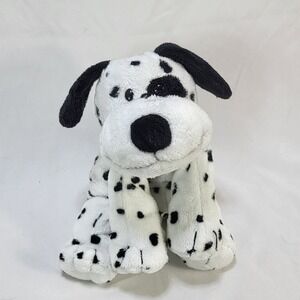 Ty Pluffies Dotters Dalmatian Dog Plush Stuffed Animal Black White Spotted 2009